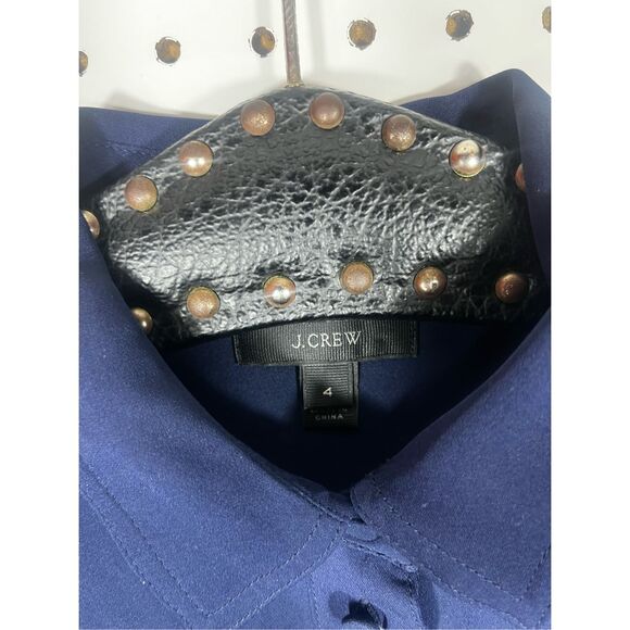 J.Crew button down silk blouse size 4 - Picture 7 of 7